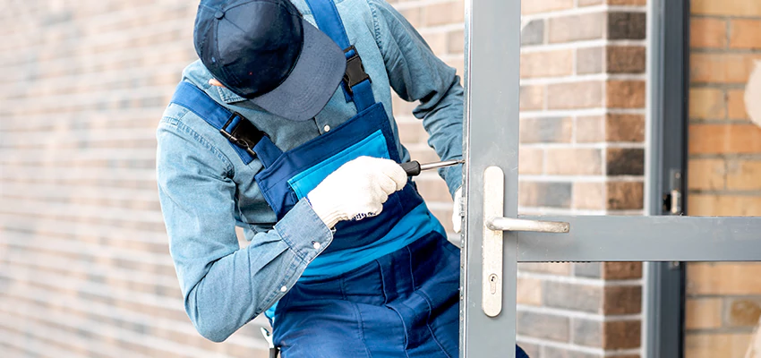 Pivot Storefront Door Locks Installation in La Habra Heights, California